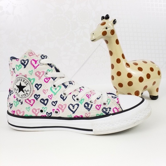 Converse Other - Converse CT All Star High Top Hearts, sz 2